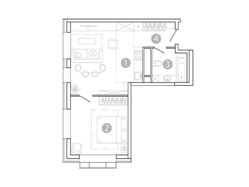 Продажа 2-комнатной новостройки, Чита, 1-я Коллективная улица