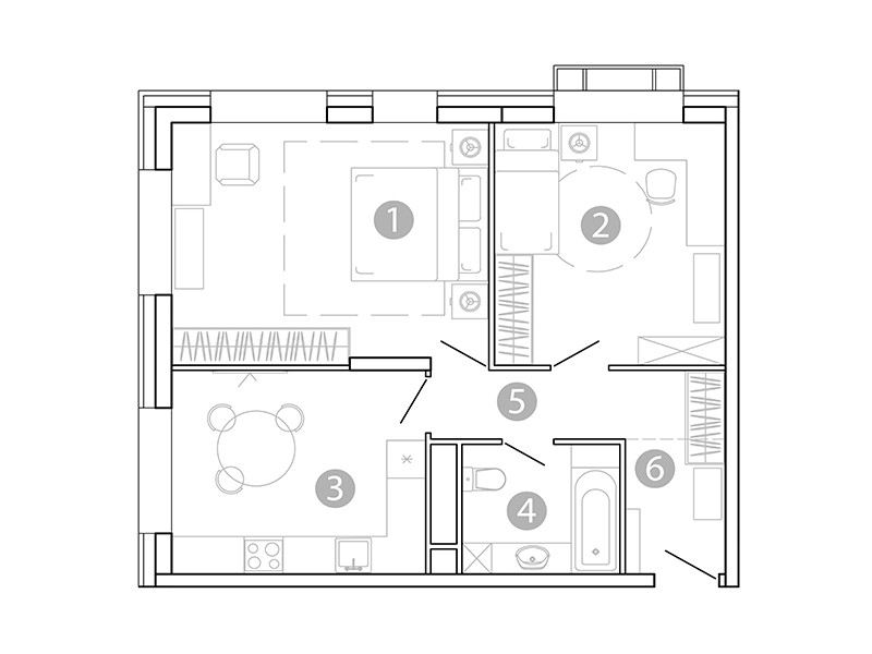 Продажа 2-комнатной новостройки, Чита, 1-я Коллективная улица
